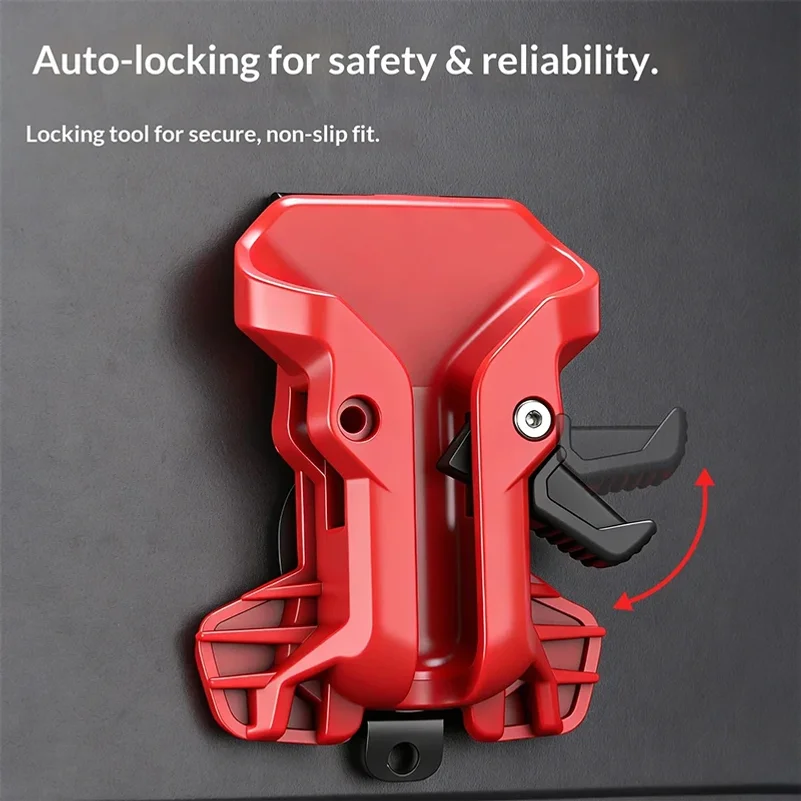 Quick Release Power Tool Hanger, Heavy-Duty ABS Anti-Drop Clip for Drill/Electric Wrench, Construction Use
