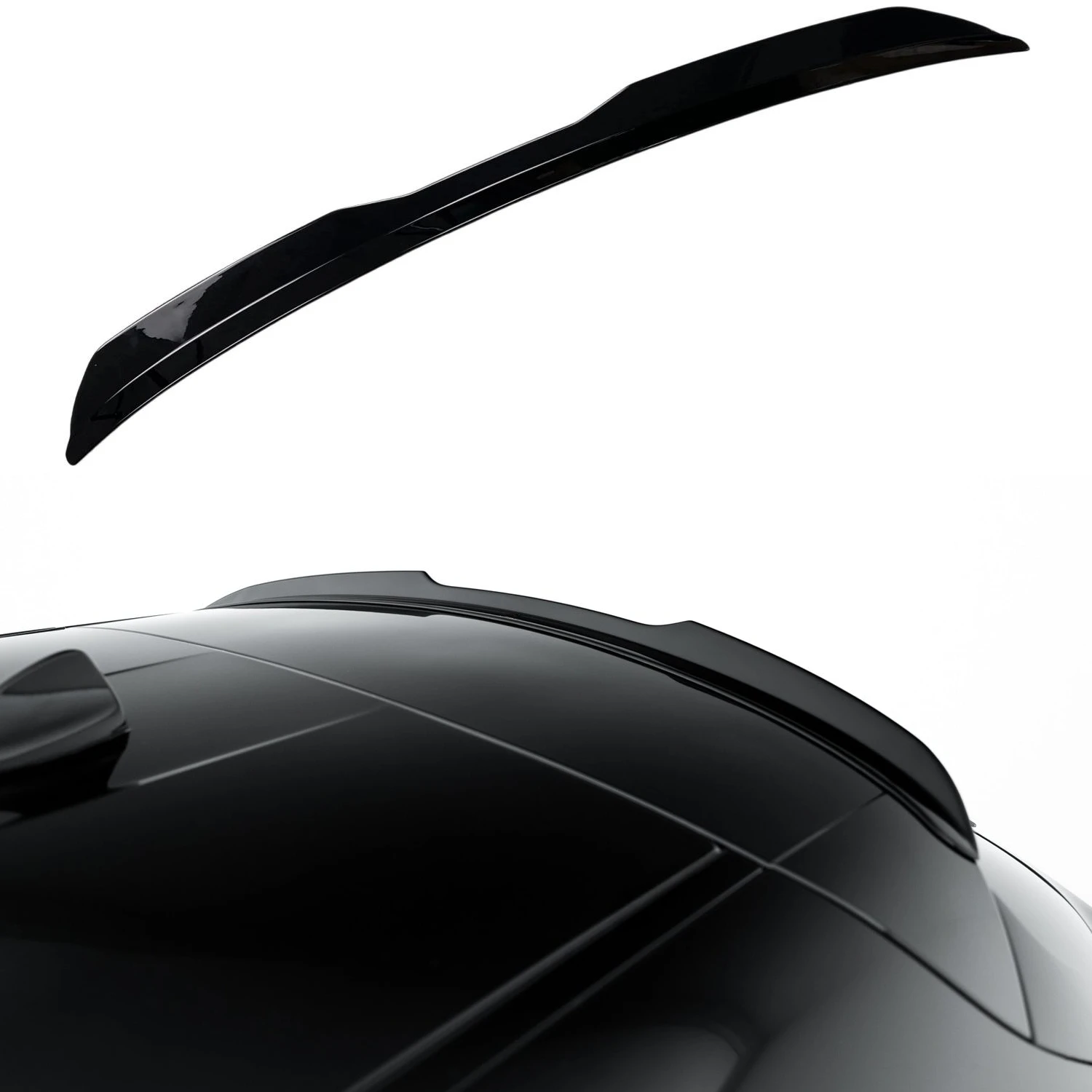 

ABS Gloss Black Car Rear Roof Spoiler Wings For Alfa Romeo Stelvio MK1 Standard 2.0 2.9 2016-2022 Tuning Spoiler Caps Body Kits