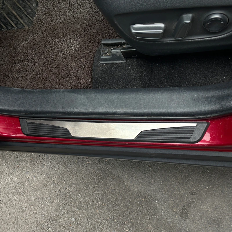 

Для Nissan Pathfinder 2005-2020 2021 2022 2023, дверная ступенька, накладка на порог, накладка, наклейка, защита педали, Стайлинг автомобиля