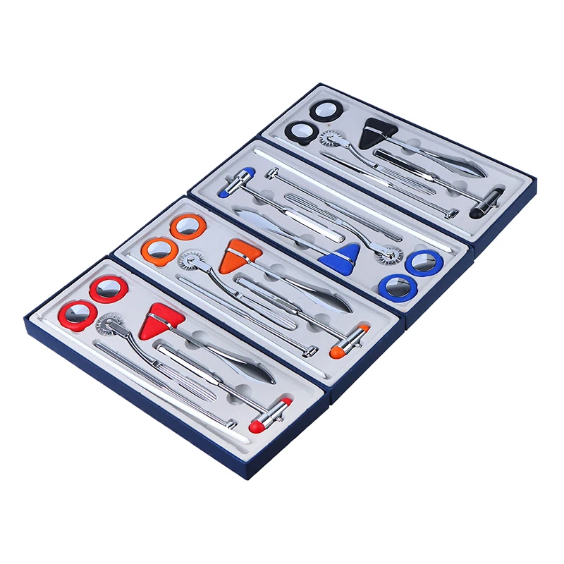 

5Pcs Multifunctional Percussor Diagnostic Reflex Percussion Hammer Set Medical Neurological Massage Hammer Kit Health Care Tool