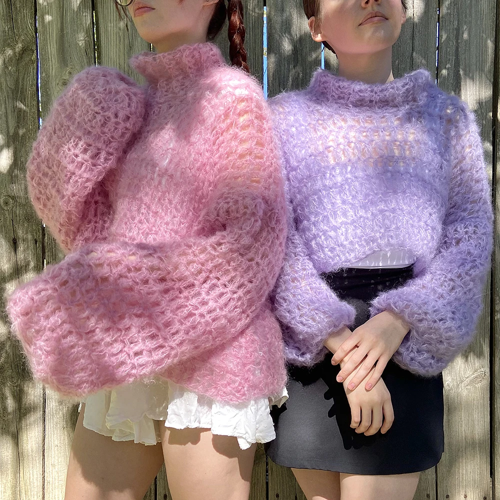 QJH 1PC 25g Fine Mohair Yarn for DIY Crocheting and Knitting - Soft, Warm, Lightweight - 60% Mohair 40% Acrylic fo Shawl Scarf