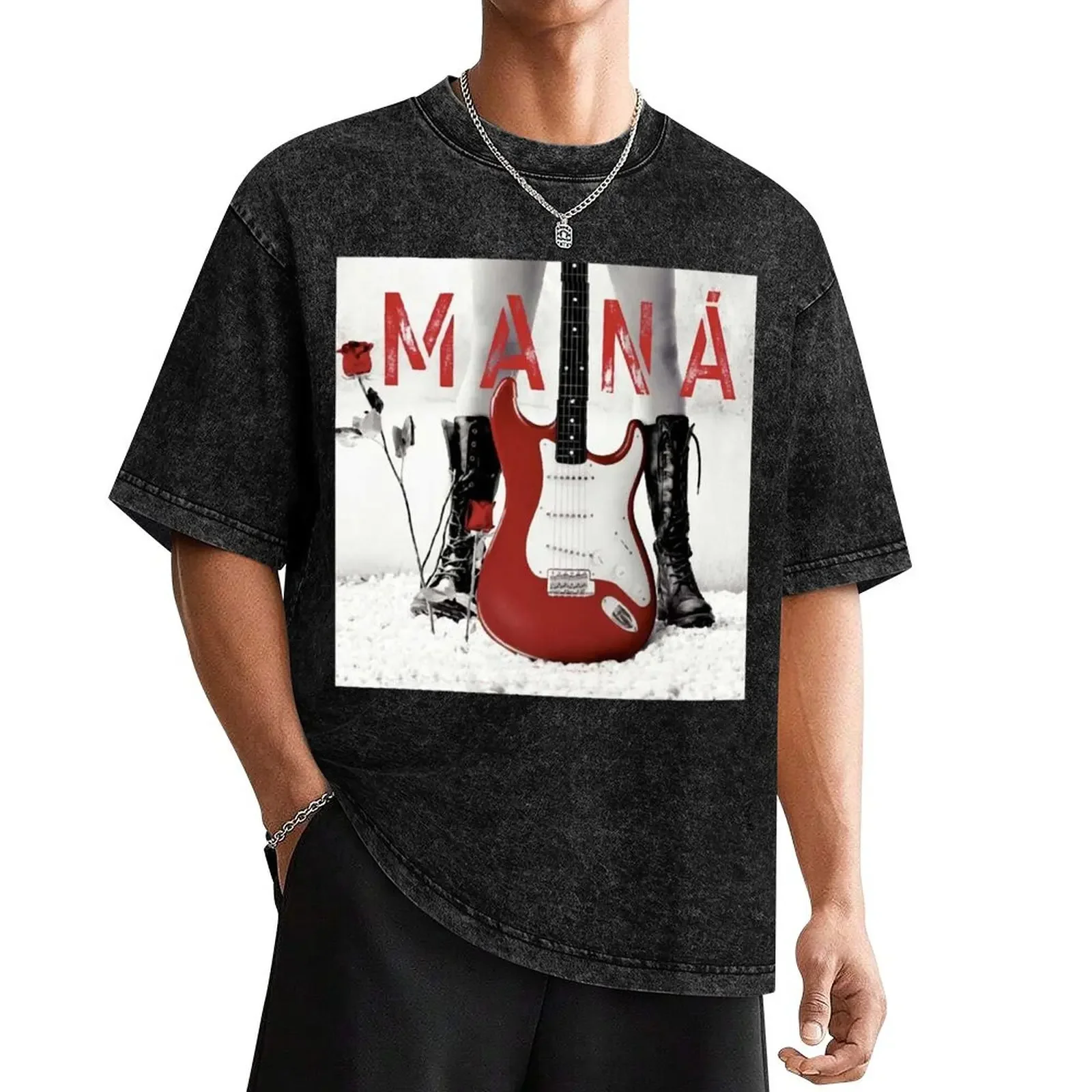 Mana Tour Music T-Shirt custom shirt summer top anime stuff sports fans Men's cotton t-shirt