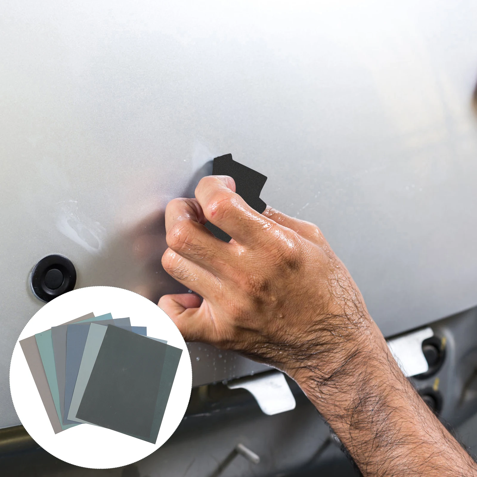 

6 Sheets paper Silicon Carbide Wood S Fine Grit 1200 1200 Grit S paper 1500 4000 Assorted Set Party DIY Decor