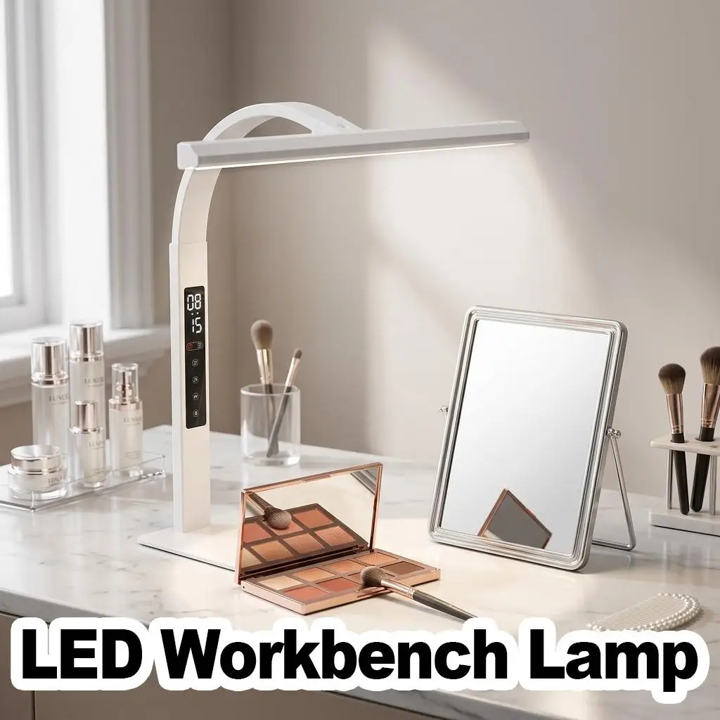 

Stepless Dimming Digital Display LED Desk Lamp 12W Adjustable Brightness Timer Eye Care Architecture Light PC Room