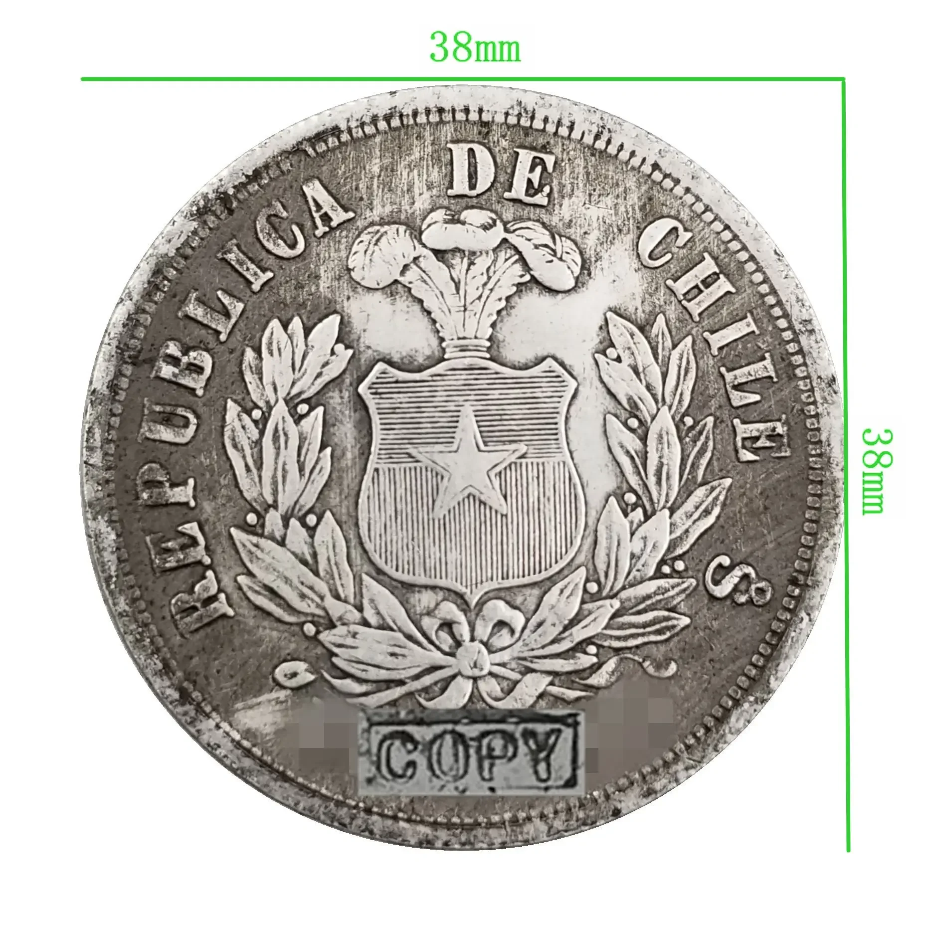 

1881 Mexican Beet Copy Old Coin Spanish Period Collection Commemorative Silver Dollar Brass Craft Decorative Coin