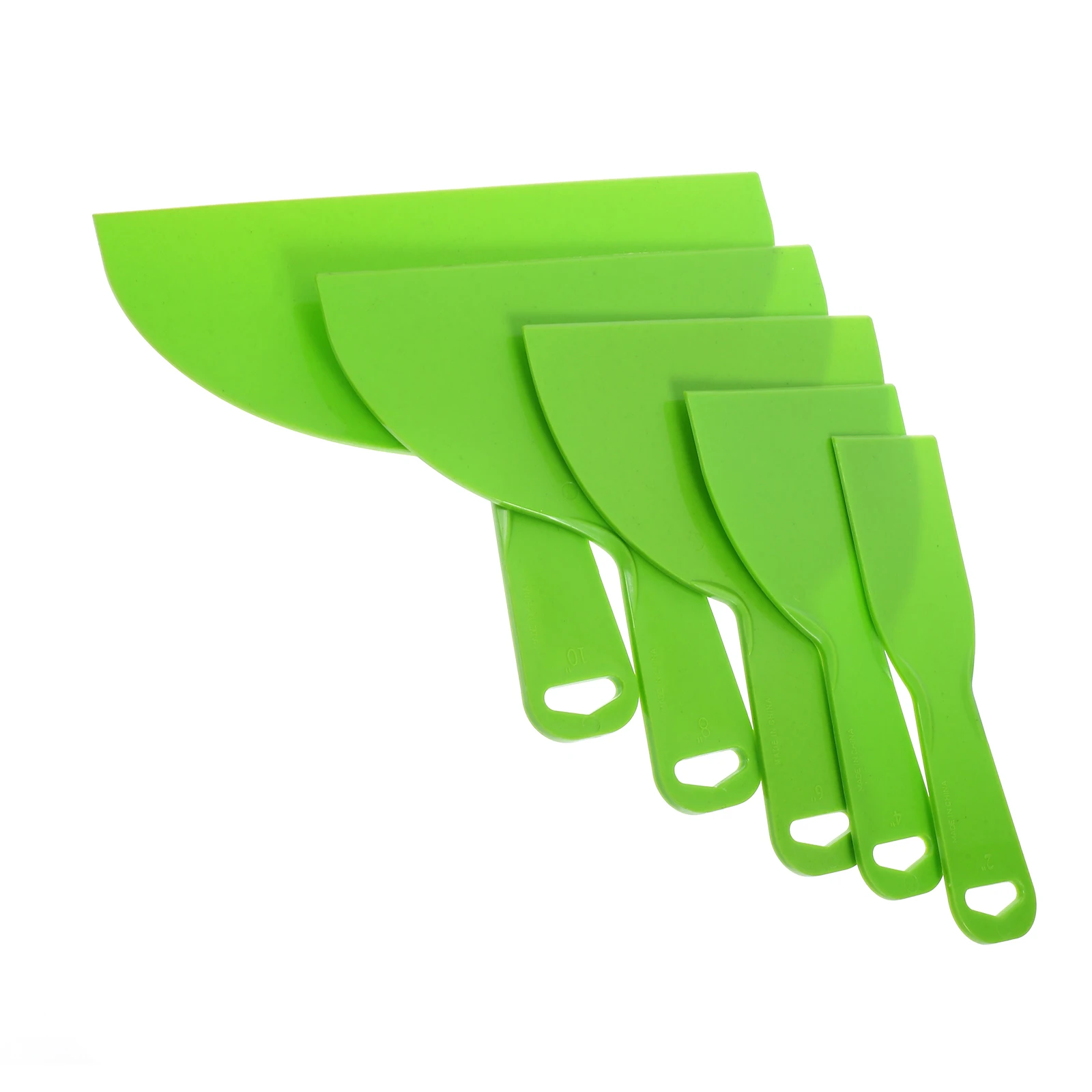 

5pcs Putty Tool Set Plastic Scraper Tools For Wallpaper Removal Vinyl Cleaning Paint Plaster Grout Repair Cabinet Scraper