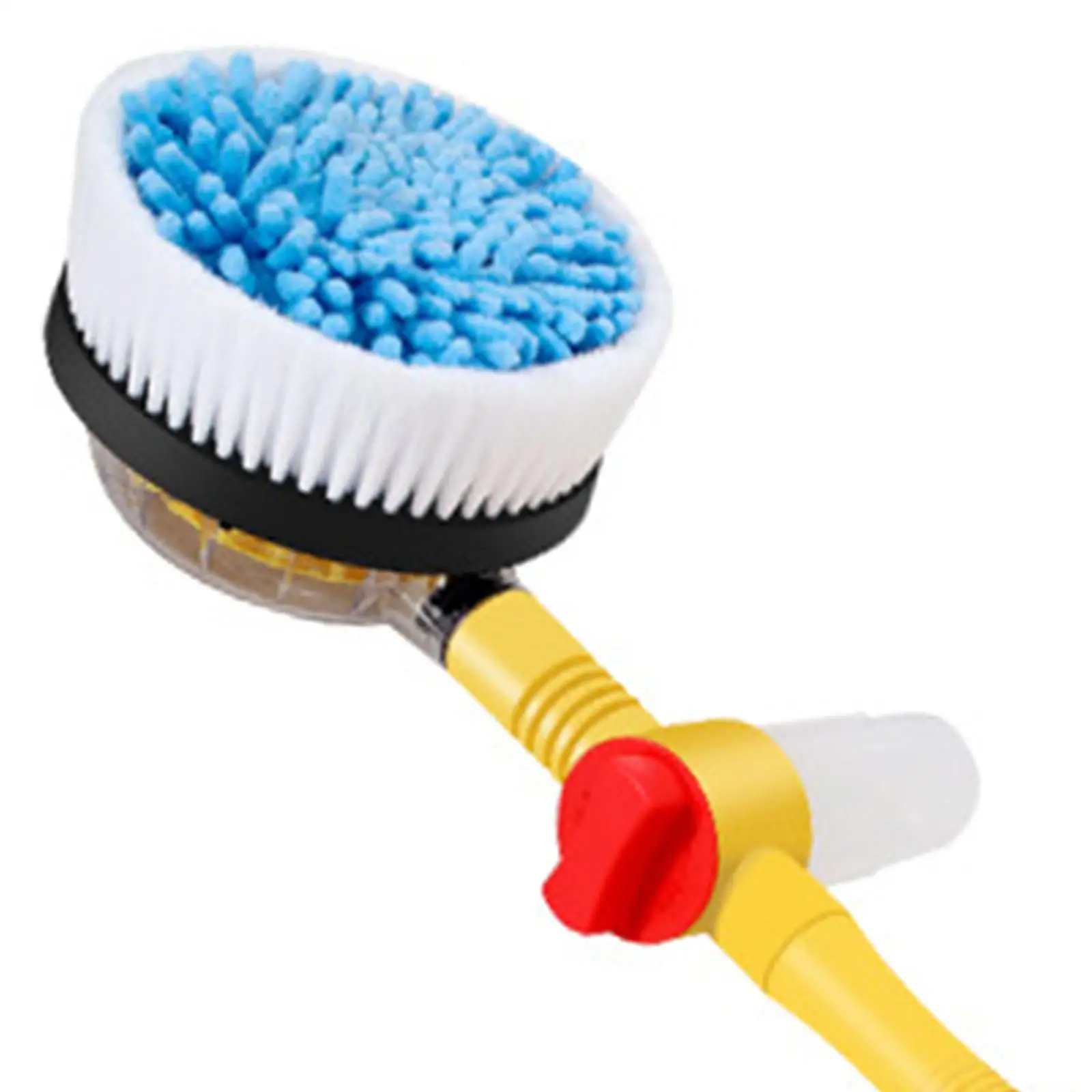 Car Rotary Wash Brush Adjustable Scrubber for Automotive Cleaning