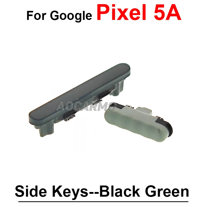 For Google Pixel 5A 6A Power On Off Volume Buttons Side Keys Replacement Parts