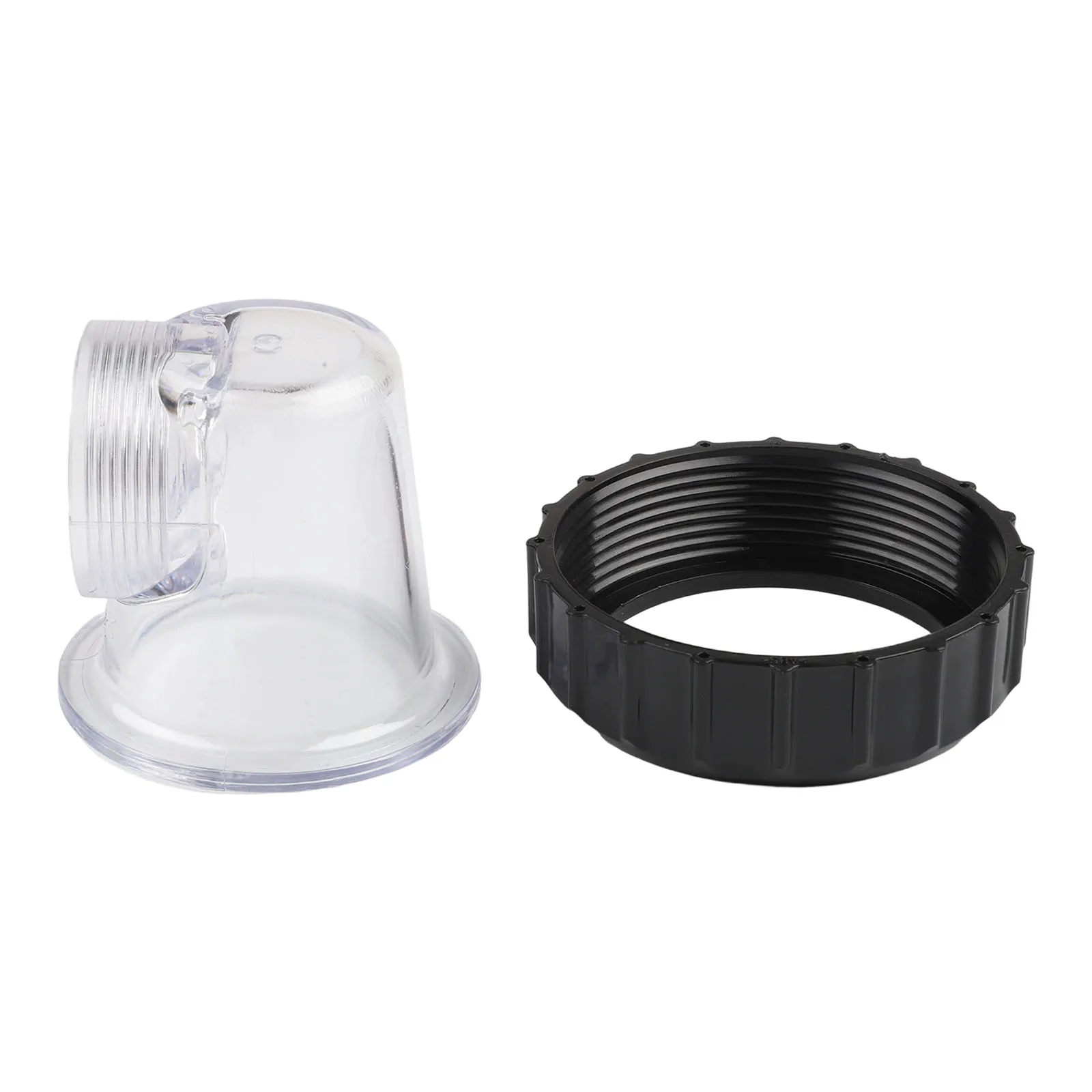 Efficient Pool System Accessory Transparent Pre Filter Cover for SPS50 Circulation Pump with O Rings and Screw Fitting