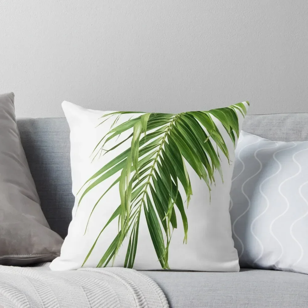 

Palm Leaf Jungle - Cali Summer Vibes #2 #tropical #decor #art Throw Pillow Bed pillowcases Pillow