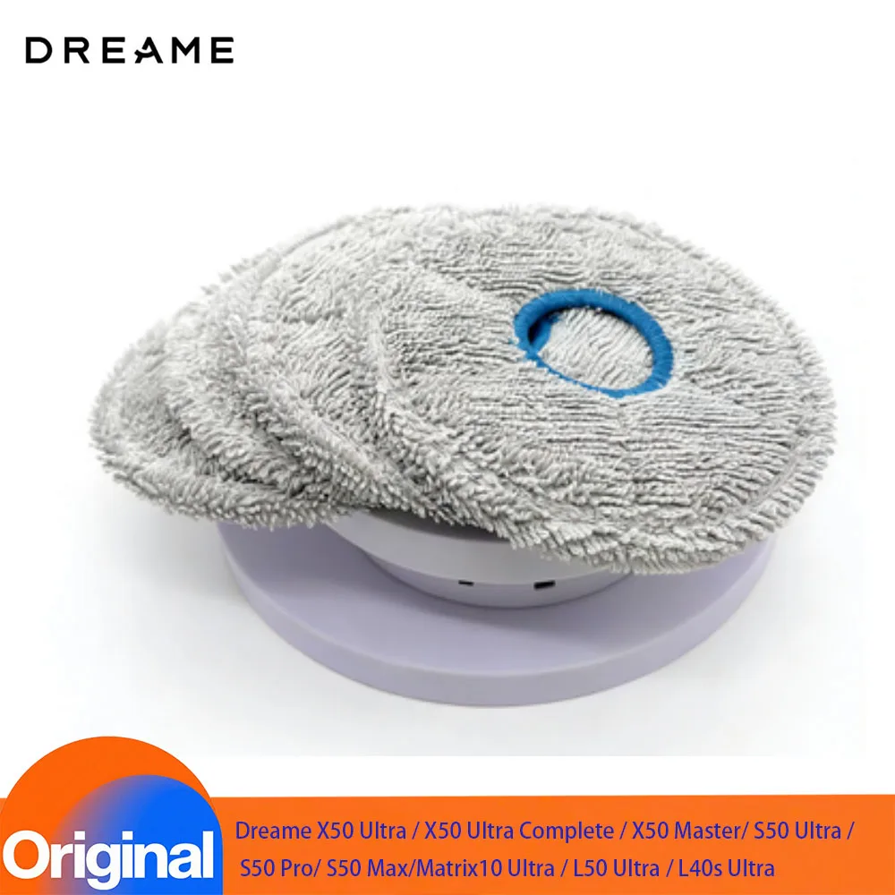 Original Mop Pad Replacement Accessories Compatible with Dreame X50 Series S50 Ultra Matrix10 Ultra Robot Vacuum Cleaner