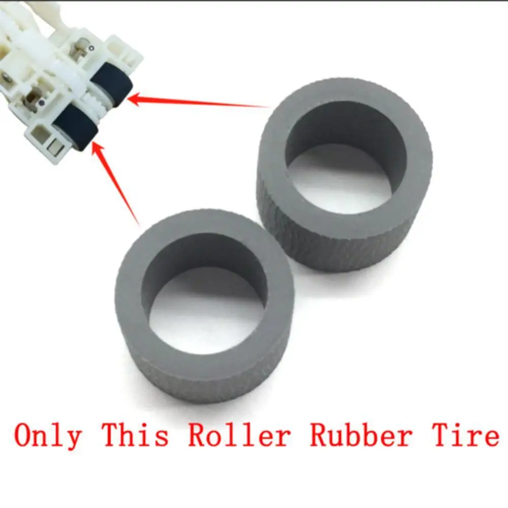 Rodillo de alimentación de papel, 2 uds., compatible con Epson WF8093 WF8510DWF WF6593 ET8700 WF5113 WF8590 WF5621 WF8090 WF6590 WF5620 WF5110