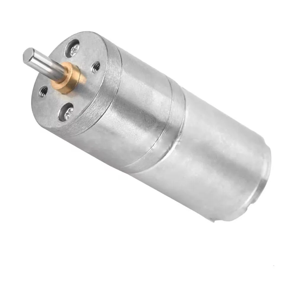 1Pcs DC 6V 12V Gear Motor 2RPM 5RPM 10RPM 30RPM 50RPM 100RPM - 400RPM With Metal Gear low Speed High Torque 25GA-370 For DIY