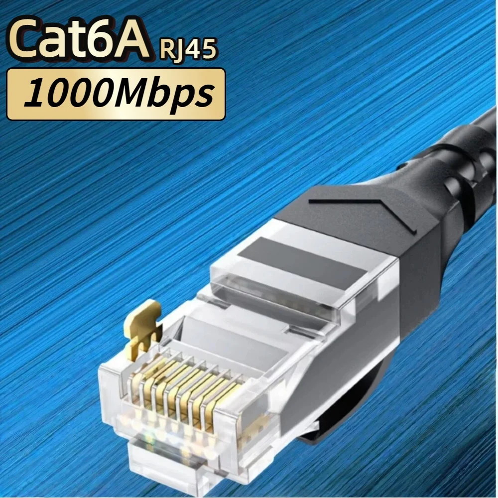 Cat6A Gaming Ethernet Cable 10Gbps Low Latency Network Cable for PS5 Xbox Series X/Switch PC Gamer - 0.5m/1m/3m/5m/10m