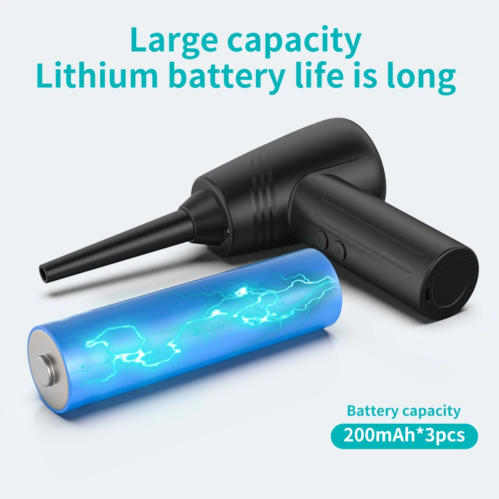 New Electric Air Duster Cordless Car Cleaner Household Cleaning Tools and Accessories Storage Bag Vacuum