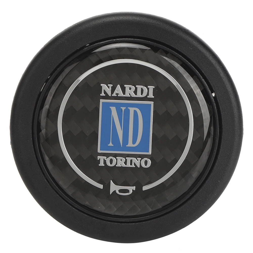 Carbon Fiber Horn Push Button Kit for 6  for Nardi Steering Wheel Car Modified Accessory