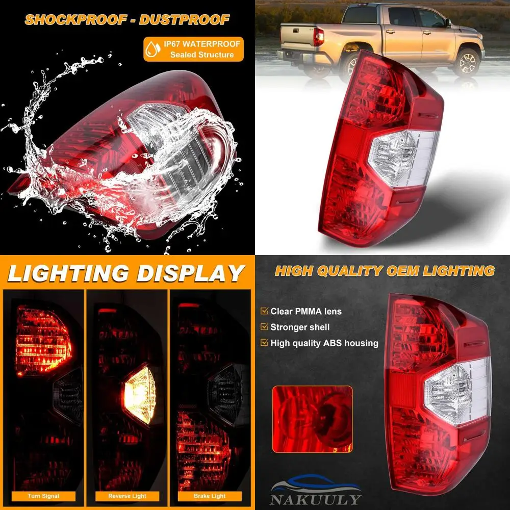 

Toyota Tundra 2014-2021 правый задний фонарь со стороны пассажира в сборе, задний стоп-сигнал, без лампочек