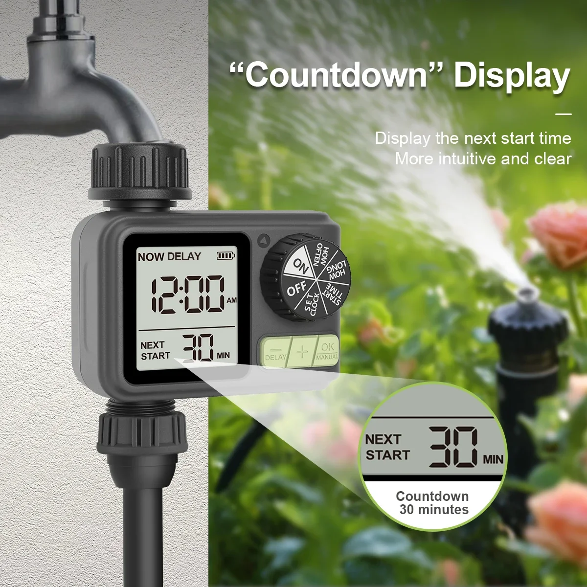 Eshico HCT-M05 1Pcs outdoor gardening intelligent timed waterer home timed watering irrigation system