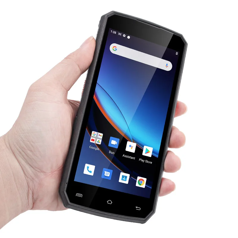 UNIWA M580S 4G PDA الصناعية أندرويد 10 4GB + 64GB محطة محمولة مع 2D الباركود QR الماسح الضوئي جامع البيانات 3900mAh جهاز NFC