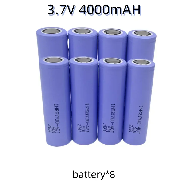 1-12pcs KEPAH INR 21700-40T 4500mah Rechargeable Battery 3.7V 5C discharge High Power batteries For High-power Appliances