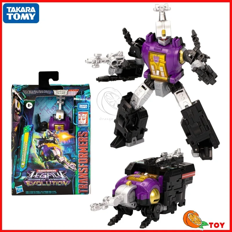 

In stock Takara Tomy Transformers Legacy Evolution Deluxe Class Insecticon Bombshell Model Robot Action Figure Toys Gifts