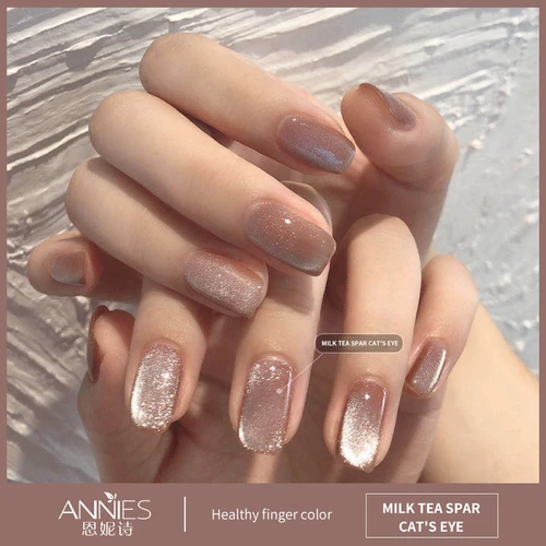 Imagen 2 del producto Esmalte de Gel magnético ojos de gato, laca de Gel UV de plata brillante 9D, barniz artístico para uñas con purpurina, 10ml