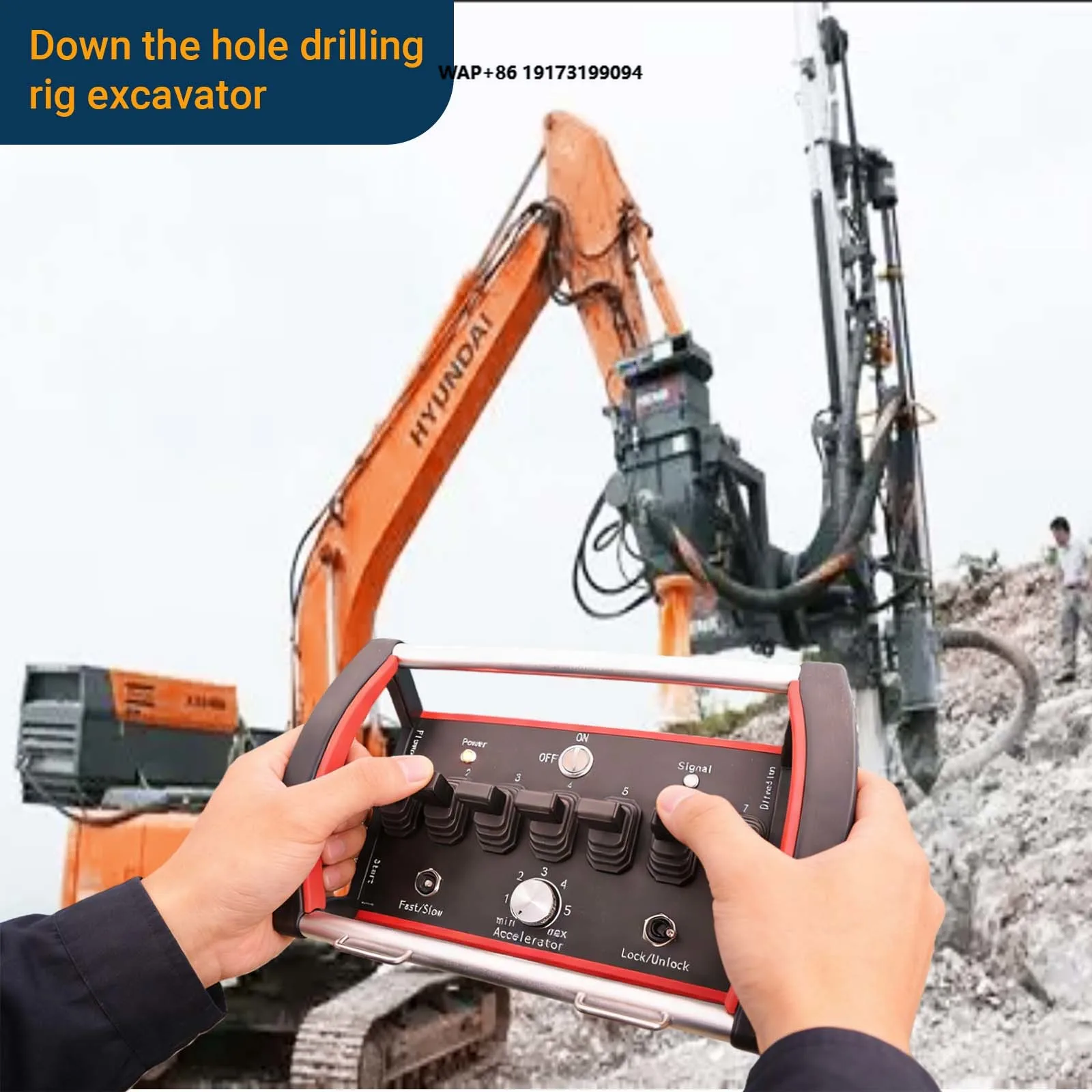 Professional Hydraulic Remote Control Set for Mobile Crane and Excavator Retrofit
