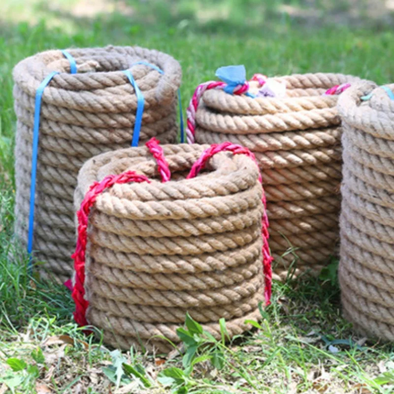 6–18 mm, 10/20 m, natürliches Hanfseil zum Bündeln von Waren, DIY, Kunsthandwerk, Gartendekoration, Outdoor, Camping, Haustiere, Leine, umweltfreundlich, langlebig