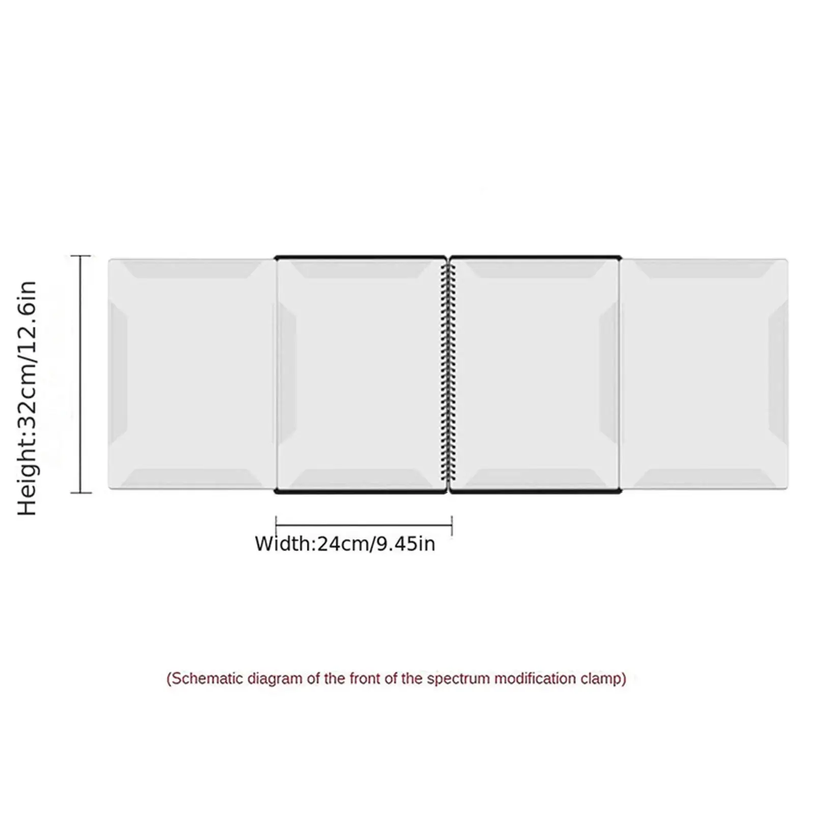 Writable Music Sheet Folder A4 Size Double Side Choir Binder with Page Numbers for Guitar Piano Violin Musicians