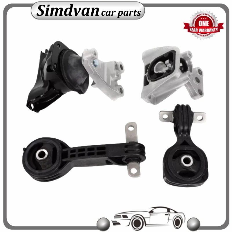 EM-9213 EM-9216 4Pcs High Quality Engine Motor Transmission Mount Set for 2006-2011 Honda Civic 1.8L 50850-SNA-A81 50820-SNA-023