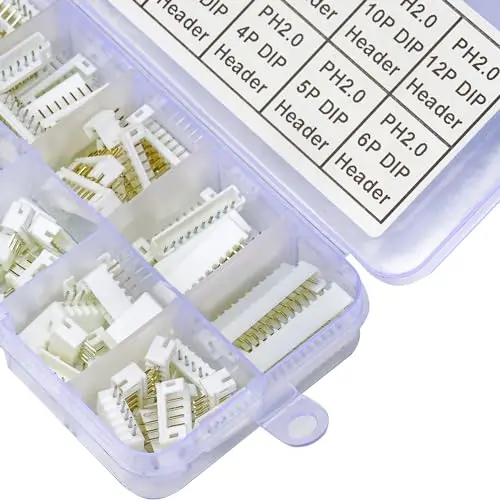 Cabezal DIP JST PH2.0, adaptador de paso Jst de 2mm, Kit de conector JST, cabezal Vertical de tipo superior de JST-PH