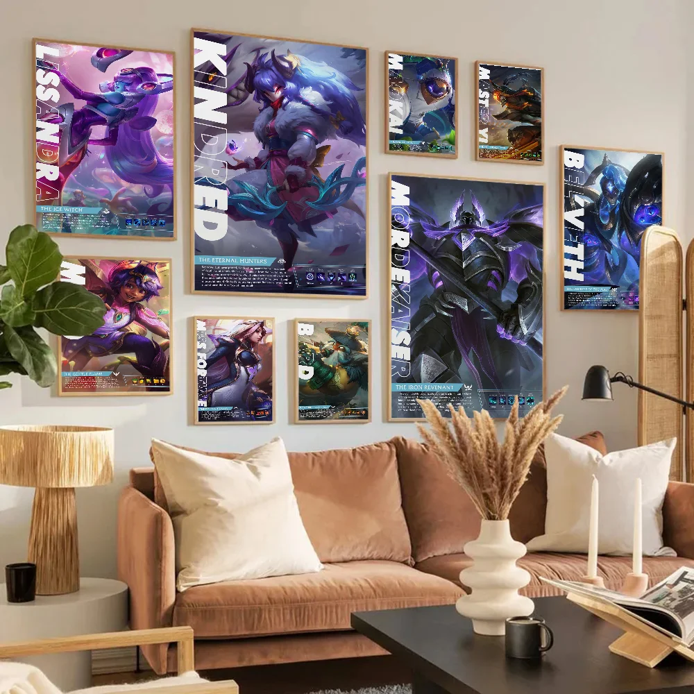 League of Legends Classic Movie Posters HD Quality Poster Wall Art Painting Study Nordic Home Decor