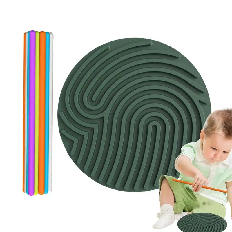 

Silicone Sensory Board Quiet Activity Board Activity Developing Sensory Board Sensory Toy For Travel Car