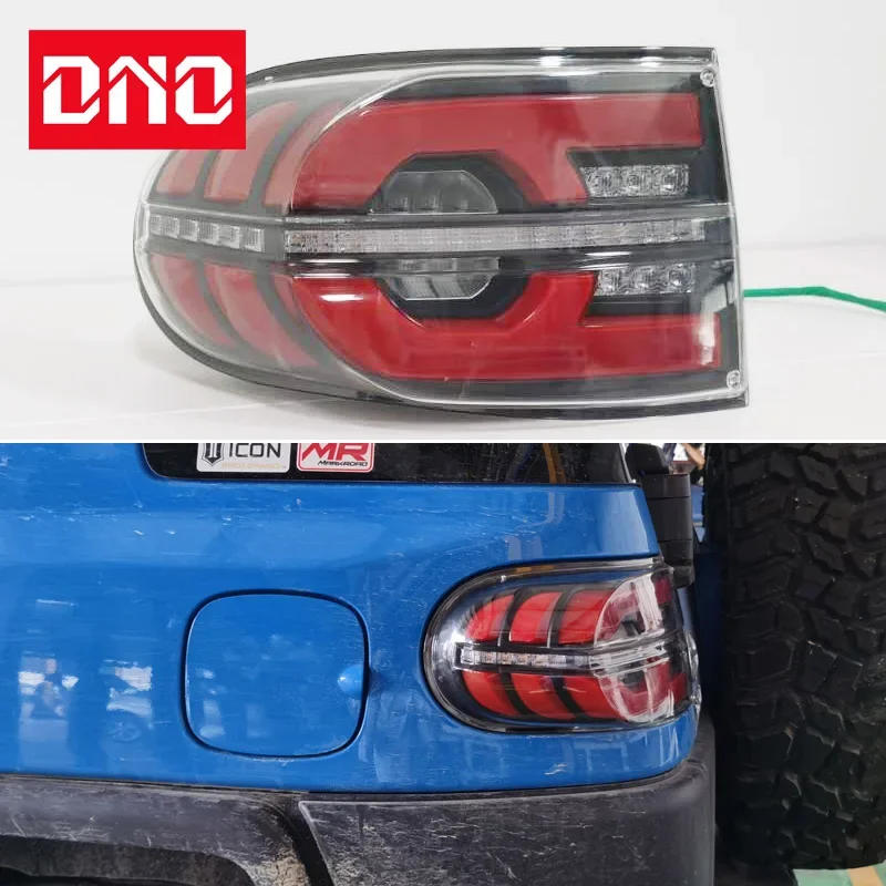 Car LED 12V Taillight For Toyota FJ Cruiser 2007 - 2020 Rear Running Lamp Brake Reverse Turn Signal Waterproof Car Accessories