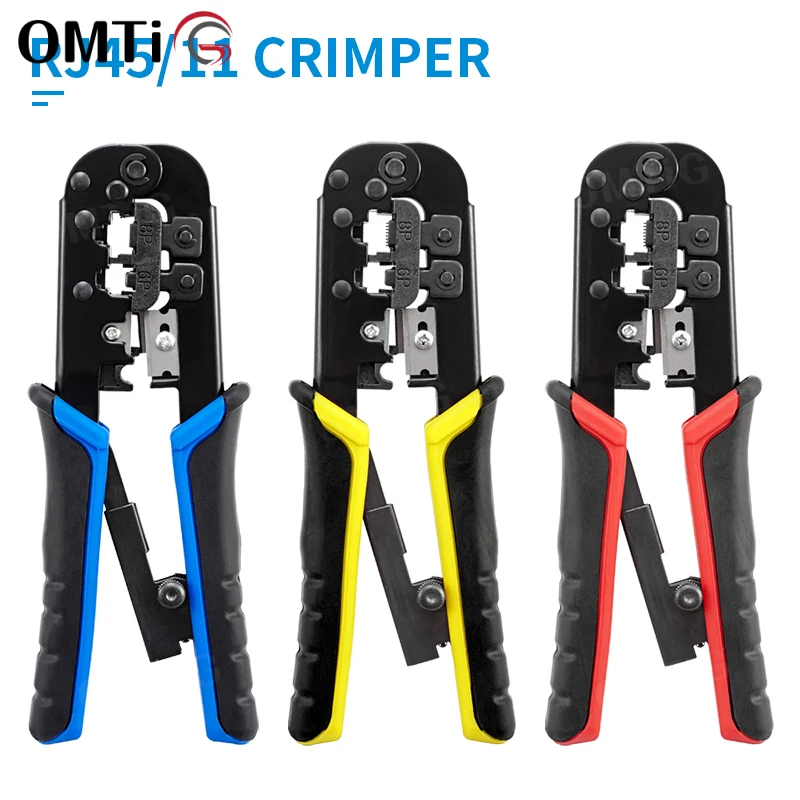 

Crimping Tool Ethernet Network LAN Cable Crimper Cutter Stripper Plier For 6P 8P RJ11 RJ12 RJ45