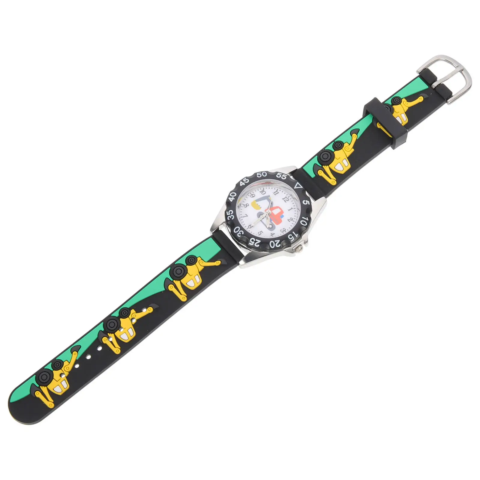 Watch Adorable Cartoon Pattern Strap Watch Lightweight Adjustable for Students Present
