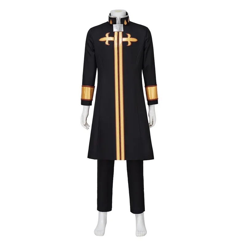 Costume de Cosplay Enrico Pucci pour hommes adultes, olympiques de carnaval d'Halloween, olympiques de fête, chemise et pantalon