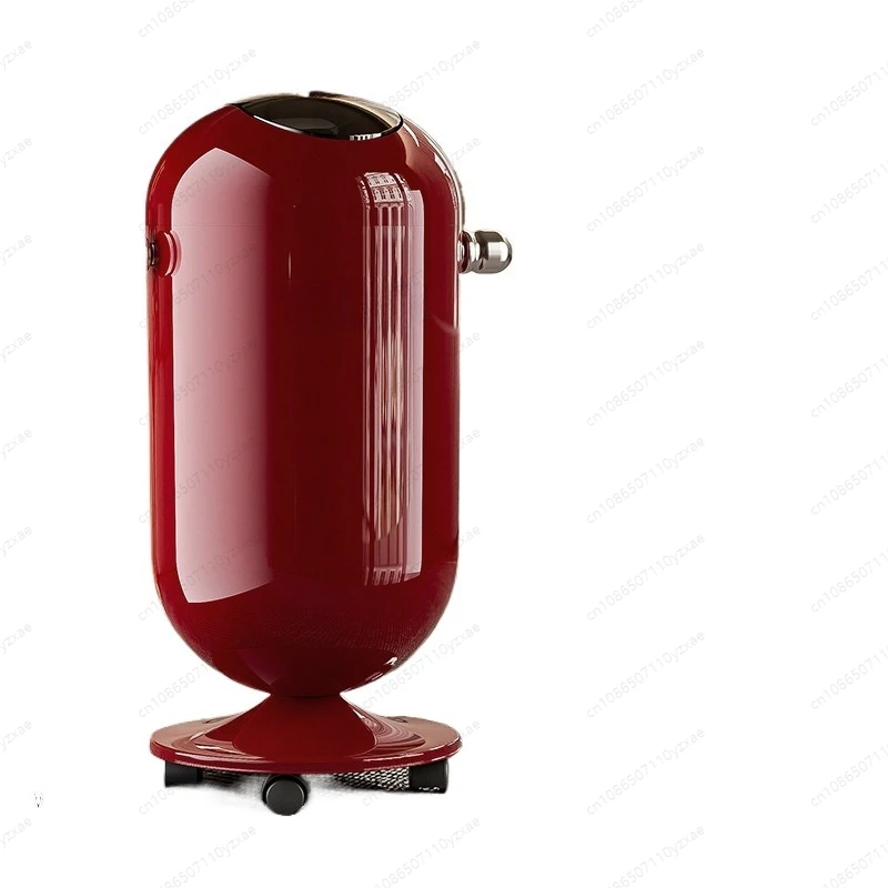 Lixeira, design sem curvatura com tampa de fechamento suave, grande capacidade e lixeira móvel para uso doméstico, aparência sofisticada