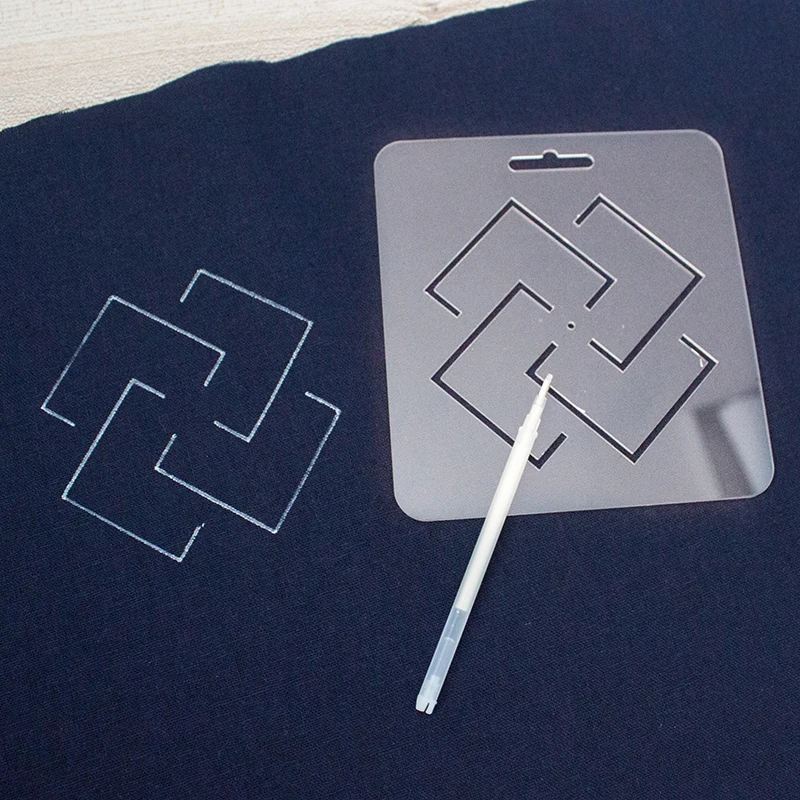 

Embroidery Template, Japanese Cherry Blossom Hand Tools, Patchwork Quilting Drawing Transparent Template Sashiko