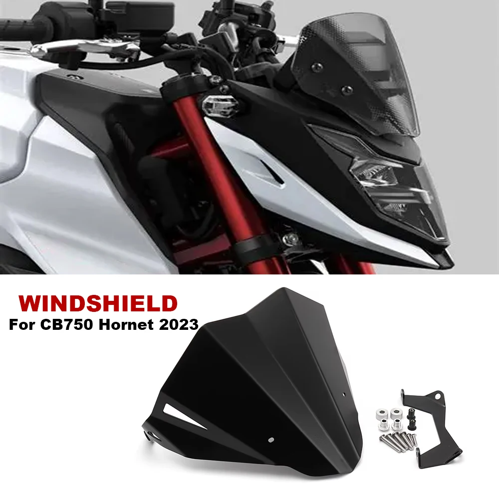 

NEW Motorcycle accessories Windshield Windscreen Wind Deflectors black For Honda CB750 HORNET CB 750 Hornet 2023