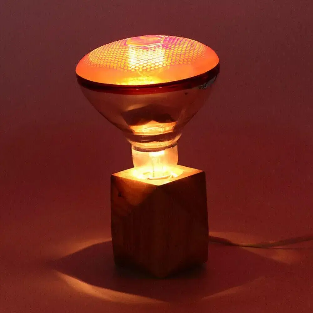 Red Heat Bulb Lamp Heat Preservation Lamp Day Night Amphibian Snake Lamp Heat Reptile Bulb UV Light For Chicks Piglets