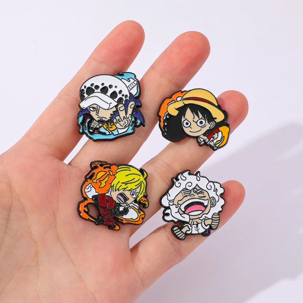Anime Individuality Brooch Creative Character Enamel Pin Backpack Clothes Jewelry Metal Badges Accessories Gift