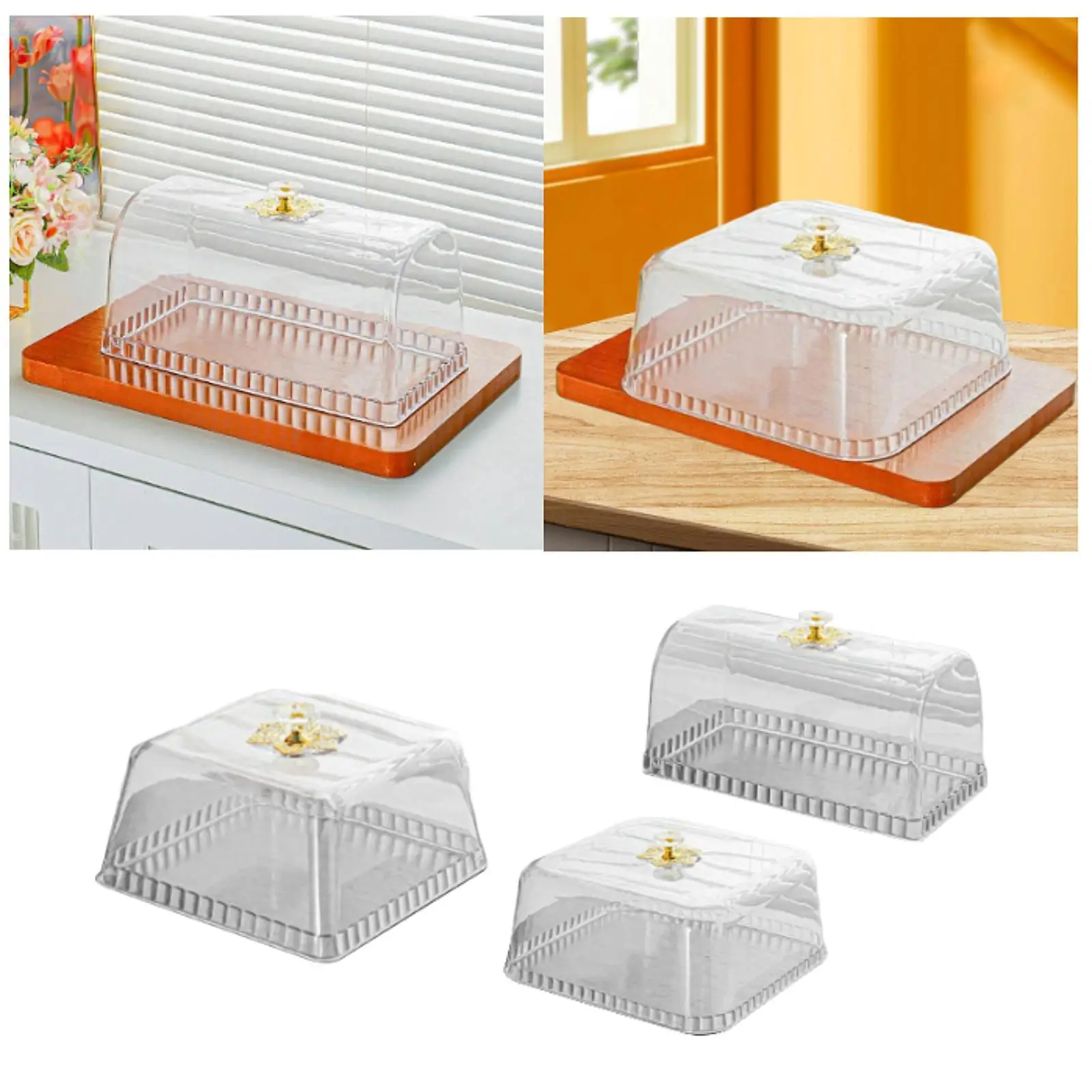 

Cake Stand Cover Versatile Birthday Gift Cake Cover Lid Dessert Display for Cake Tray Serving Platter Party Birthday Cupcake