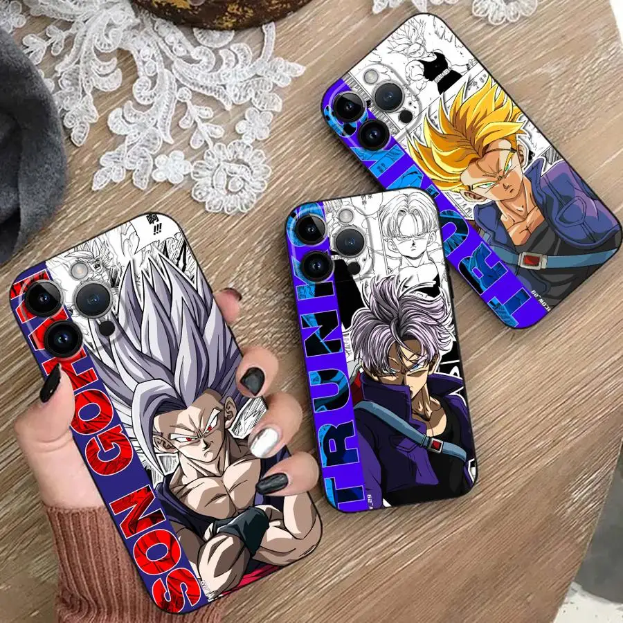 

Anime Dragon Balls Black Soft Phone Cover Case for iPhone 17Air 13 12 11 17 Pro Max XS Max XR 7 8 15 16 14 Plus