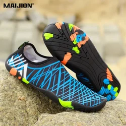 Zapatos acuáticos para hombre y mujer, zapatillas de deporte, calzado de natación de secado rápido, zapatos de playa transpirables para exteriores Unisex