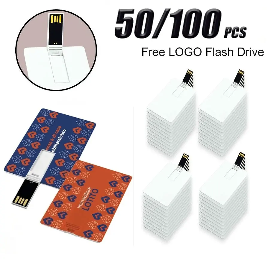 

50/100 шт. память для кредитных карт 4 ГБ 8 ГБ 16 ГБ 32 ГБ USB флэш-накопитель 64 ГБ 128 ГБ флэш-накопитель USB 2,0 бесплатно по индивидуальному заказу для подарка