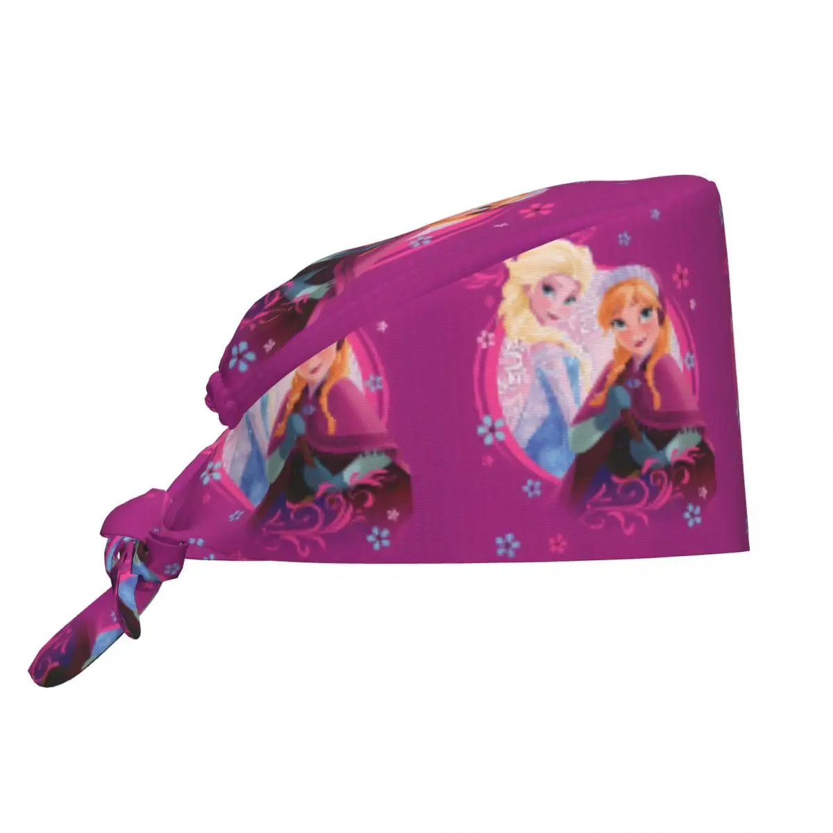 

Custom Adjustable Frozen Anime Working Hat Women Men Cartoon Movie Kawaii Princess Surgical Hat Scrub Nursing Doctor Surgeon Cap