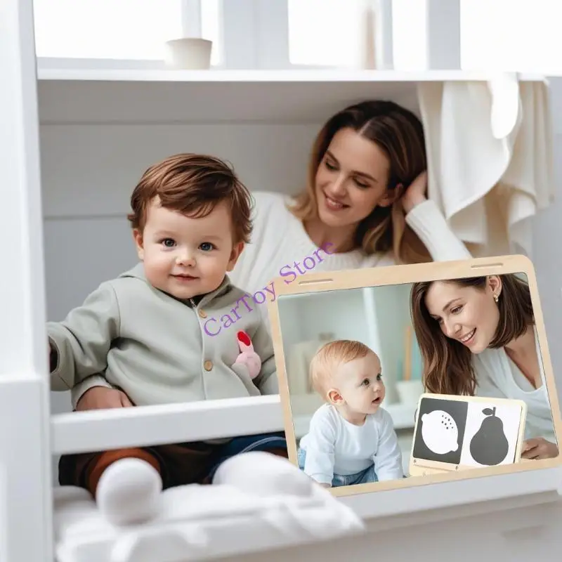 ของเล่นพัฒนาการรับรู้ของทารก Oaken แก้วยืดหยุ่นได้พร้อมสร้างขึ้นในที่เก็บข้อมูลการ์ดเพื่อการเรียนรู้ทางภาพ