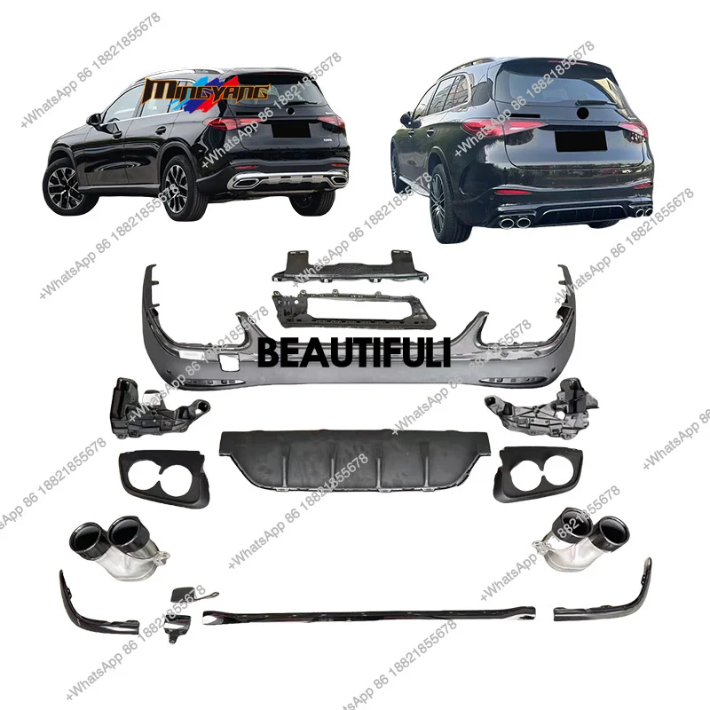 

Factory Hot Selling Rear Diffuse Exhaust Tip W254 24+ Upgrade Lip for GLC Class X254 GLC300 GLC35