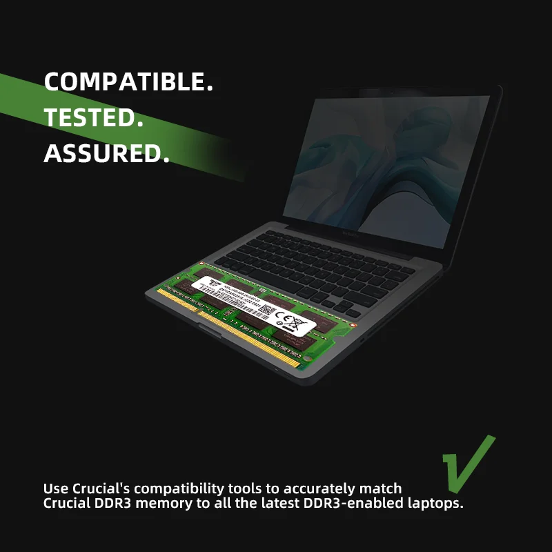 Computer portatile Casper DDR3 modulo di memoria da 8GB 1600MHz SODIMM Notebook RAM Gaming Designer Run Design Software senza intoppi (verde)